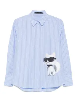 Karl Lagerfeld: Рубашка  Choupette в полоску