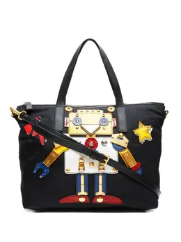 Prada Pre-Owned: Чёрная сумка-шоппер 