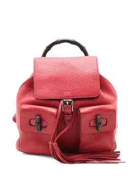 Gucci Pre-Owned: Красный рюкзак 