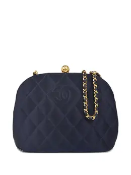CHANEL Pre-Owned: Синяя сумка 