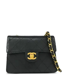 CHANEL Pre-Owned: Чёрная сумка 