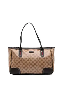 Gucci Pre-Owned: Коричневая сумка-шоппер 