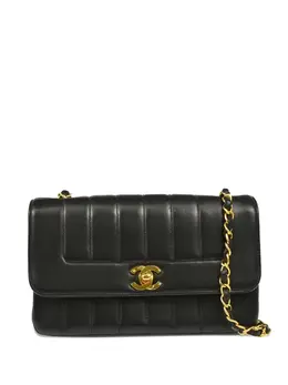 CHANEL Pre-Owned: Чёрная сумка 