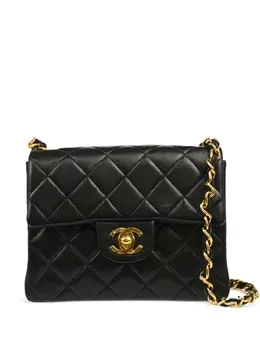 CHANEL Pre-Owned: Чёрная сумка 