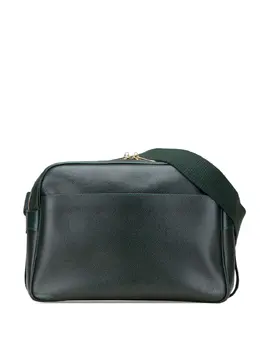 Louis Vuitton Pre-Owned: Зелёная сумка через плечо 