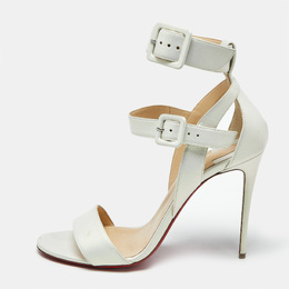 Christian Louboutin: Белые сандалии 