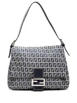 Fendi Pre-Owned: Синяя сумка 