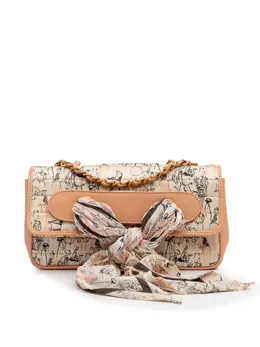 CHANEL Pre-Owned: Оранжевый шарф 