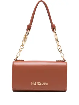 Love Moschino: Коричневая сумка 