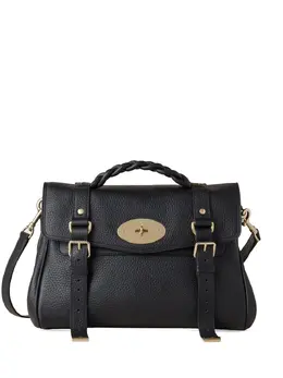 Mulberry: Чёрная сумка  Alexa