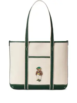 Polo Ralph Lauren: Белая сумка-шоппер 
