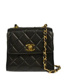 CHANEL Pre-Owned: Чёрная сумка 
