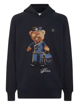 Philipp Plein: Синяя толстовка  Teddy Bear