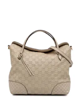 Gucci Pre-Owned: Коричневая сумка-шоппер 