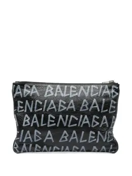Balenciaga Pre-Owned: Чёрный клатч 