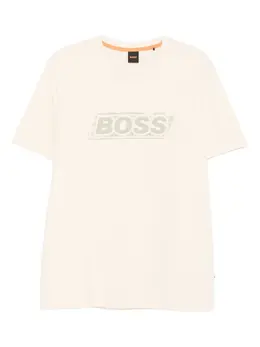 BOSS: Футболка с принтом 