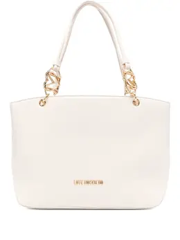 Love Moschino: Светлая сумка-шоппер 