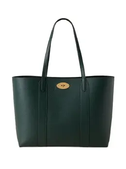 Mulberry: Тёмная сумка-шоппер  Bayswater