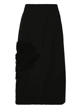 Jil Sander: Юбка миди 