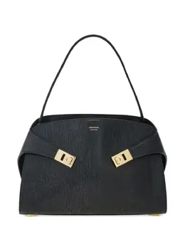 Ferragamo: Чёрная сумка 