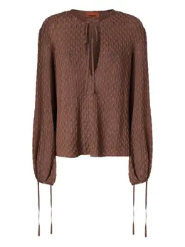 Missoni: Коричневый топ 