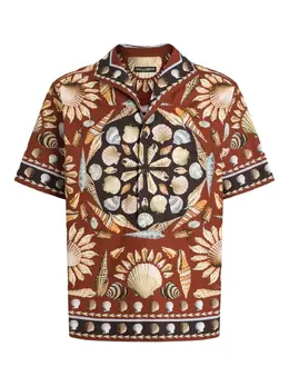Dolce & Gabbana: Рубашка с коротким рукавом 