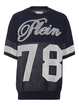 Philipp Plein: Синяя футболка  Signature