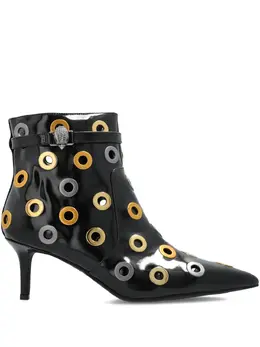 Kurt Geiger London: Чёрные ботинки 