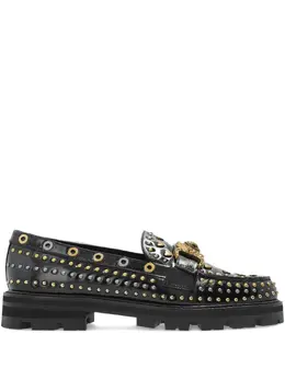 Kurt Geiger London: Чёрные лоферы 