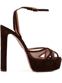 Aquazzura: Коричневые босоножки 