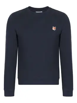 Maison Kitsuné: Синий свитшот 