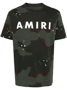 AMIRI: Футболка с принтом 