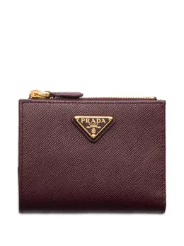 Prada: Бордовый кошелёк 