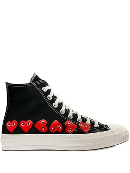 Comme Des Garçons Play: Чёрные кроссовки  Heart