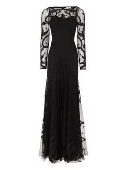 Temperley London: Платье с растительным принтом 