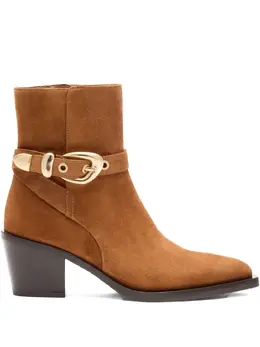 Stuart Weitzman: Коричневые ботинки 
