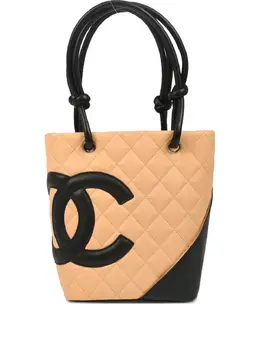 CHANEL Pre-Owned: Бежевая сумка 