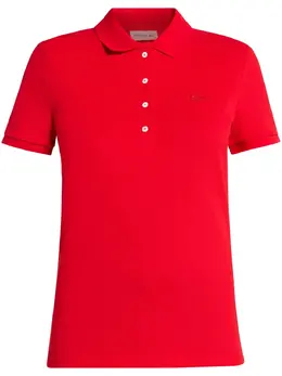 Lacoste: Яркое поло 