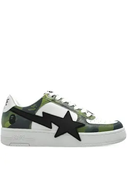 A BATHING APE®: Зелёные кроссовки 