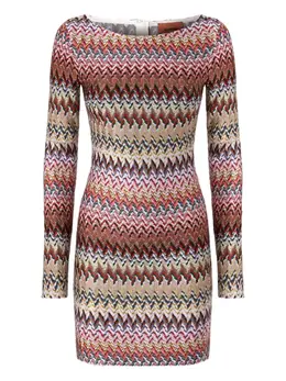 Missoni: Платье с длинным рукавом 