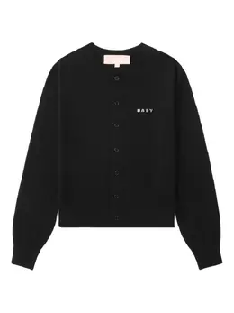 BAPY BY *A BATHING APE®: Чёрный кардиган 