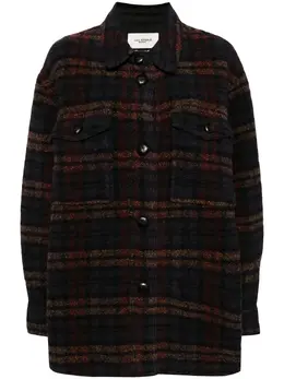 ISABEL MARANT: Пальто в клетку 
