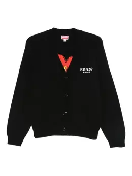 Kenzo: Кардиган с цветочным принтом 