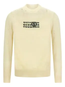 MM6 Maison Margiela: Жаккардовый свитер 