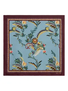 ETRO: Шарф с растительным принтом 