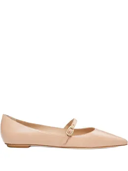 Stuart Weitzman: Светлые балетки 