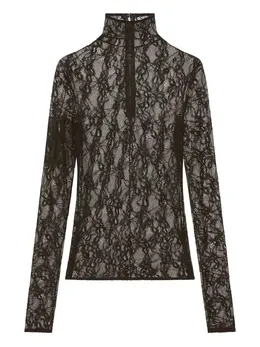 Courrèges: Кружевное топ 