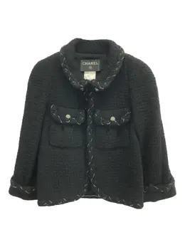 CHANEL Pre-Owned: Твидовая куртка 