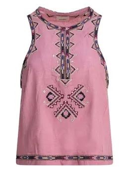 ISABEL MARANT: Розовая майка 