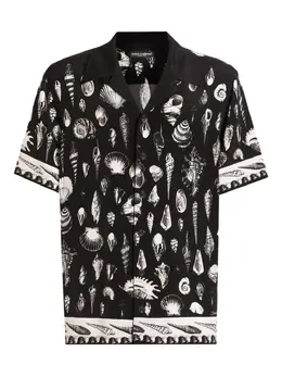 Dolce & Gabbana: Рубашка с принтом 
